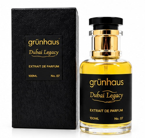 Grunhaus Dubai Legacy Extrait de Parfum 100ml | Luxury Long-Lasting Unisex Perfume