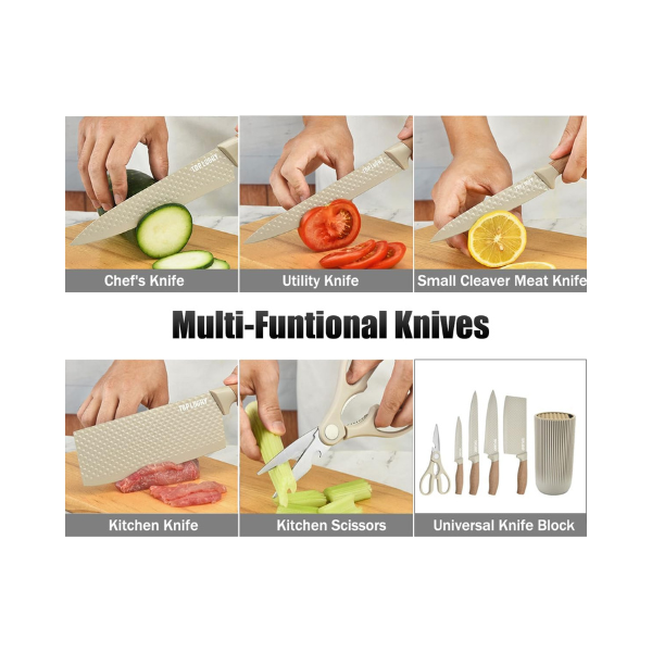 5-Piece Kitchen Knife Set