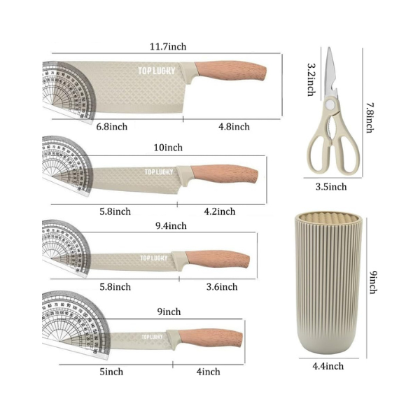 5-Piece Kitchen Knife Set