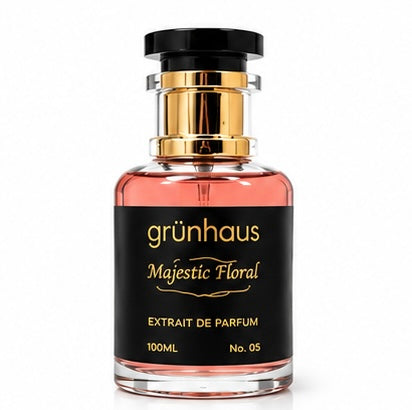 Grunhaus Majestic Floral Extrait de Parfum 100ml | Elegant Long-Lasting Unisex Perfume