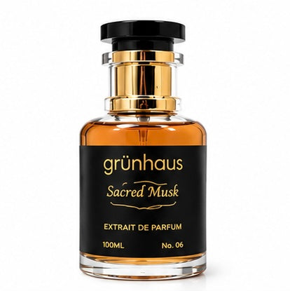 Grunhaus Sacred Musk Extrait de Parfum 100ml | Long-Lasting Luxury Unisex Perfume