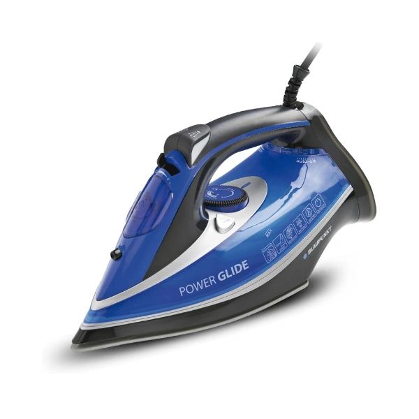 Blaupunkt Steam Iron 3100W – Ceramic Soleplate, Auto Shut-Off, Anti-Calc, Anti-Drip, Self-Clean Function, 380ml Tank, 2.5m Cord, 45g/min Continuous Steam for Tough Wrinkles – GIS430