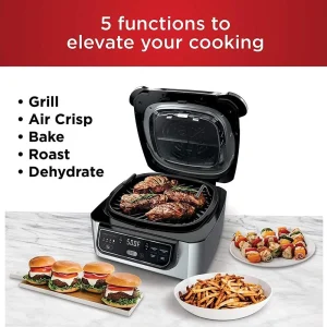 Ninja Foodi Ag 301 5 In 1 Indoor Electric Countertop Grill. - Image 6