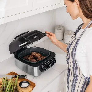 Ninja Foodi Ag 301 5 In 1 Indoor Electric Countertop Grill. - Image 4