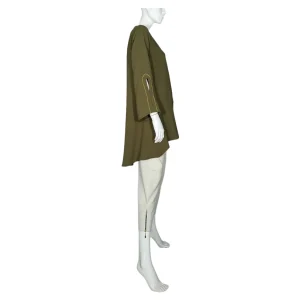Olive Green Tent Styled Tunic SK10127 - Image 4