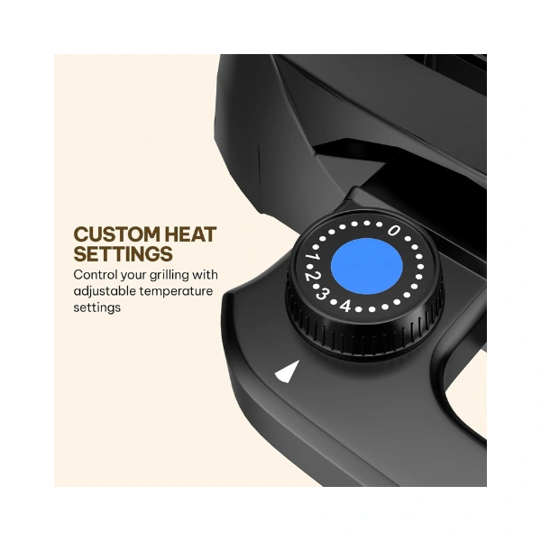 Blaupunkt Indoor Grill 2200W – Ceramic Coated Non-Stick Grilling Plate, Dual Cooking Surface for Meat & Veggies, Glass Lid, Drip Tray, Adjustable Temperature, Low-Smoke, Easy Clean – KGT422 - Image 6