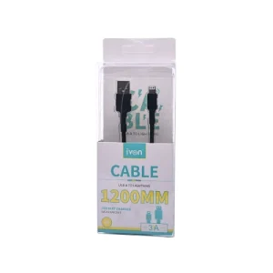 Ivon CA-106 USB-A to Lightning Cable 1200mm