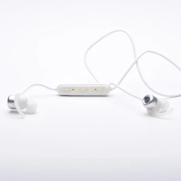 INONE 7C1 Wireless Sport Earphones – Silver | Sweatproof, Lightweight, Long Battery Life - Image 3