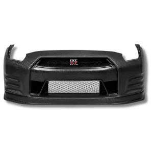 Nissan GT-R R35 Carbon Fiber Front Bumper (2009–2021 | Full Carbon | Aggressive Aero Design)