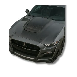 Ford Mustang GT500 Full Carbon Fiber Hood – Lightweight Performance Upgrade
