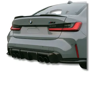 BMW M3 G80 Carbon Fiber Rear Diffuser – Aggressive Aero Enhancement