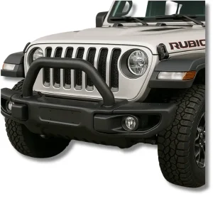 Jeep Wrangler Rubicon Front Steel Bull Bar – Heavy-Duty Off-Road Protection