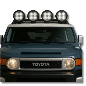 Toyota FJ Cruiser Roof-Mounted LED Spotlights – Off-Road Lighting Upgrade