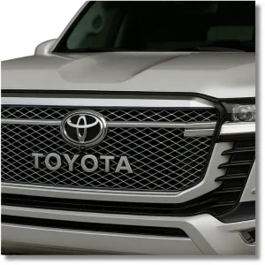 Toyota Land Cruiser VXR Chrome Mesh Grille – Luxury Front-End Upgrade