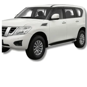 Nissan Patrol Y62 Window Visors – Full 4-Piece Set – Slim Fit Rain Guards – 2010–2024