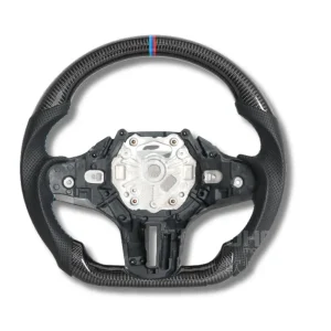 BMW G20 Carbon Fiber Steering Wheel – Flat-Bottom M Sport Style – 2020–2024 – Non-LED​
