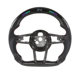 Audi R8 (2016–2023) – Carbon Fiber LED Steering Wheel – Performance Display Upgrade