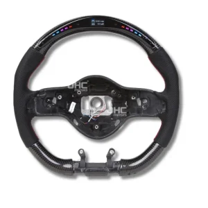 Mercedes-AMG Carbon Fiber LED Steering Wheel – Flat-Bottom Performance Design – 2018–2020 Models