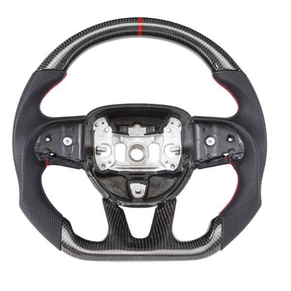 Dodge Charger (LD, 2015–2020) – Carbon Fiber Steering Wheel – OEM Style