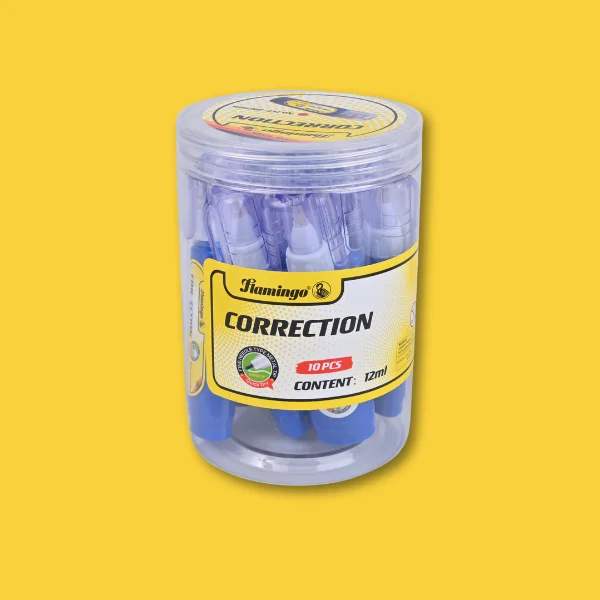 Flamingo Correction Pen – Quick Dry – Pack of 10