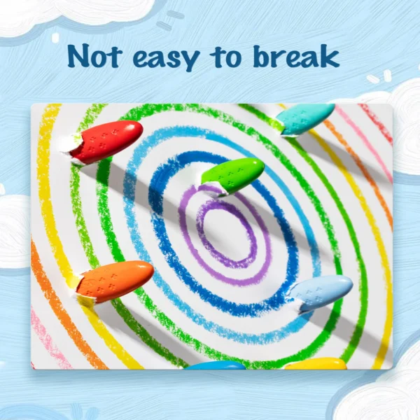 Y PLUS Peanut Crayons in Motorbox – 24 Vibrant Colors - Image 12