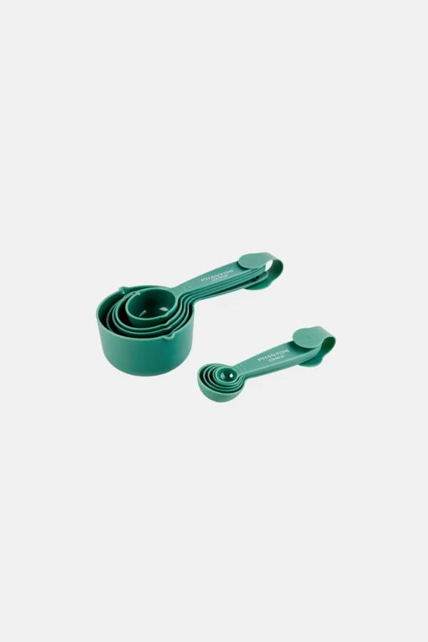 10-Piece Plastic Measuring Cups & Spoons Set – Dual Marked in Cups & Milliliters - Image 5