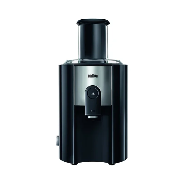 Braun J500 Spin Juicer (MultiQuick 5) – 900 W, Large 75 mm Chute, 2 Speeds + Anti-Drip, 2.0 L Pulp Container, BPA-Free Components