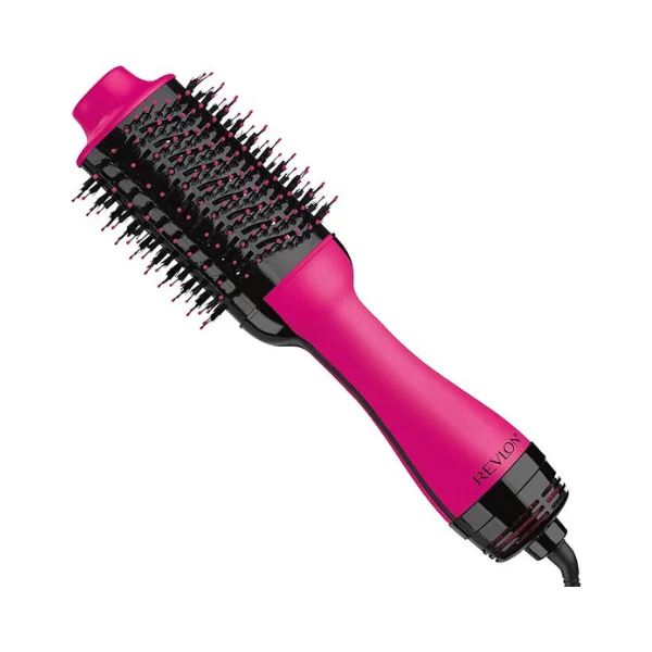 Revlon One-Step Volumizer RVDR5222PARB Pink – 1100W Hot Air Brush with Ceramic + Ionic Technology, 3 Heat/Speed Settings + Cool Shot, 220-240V UAE Model