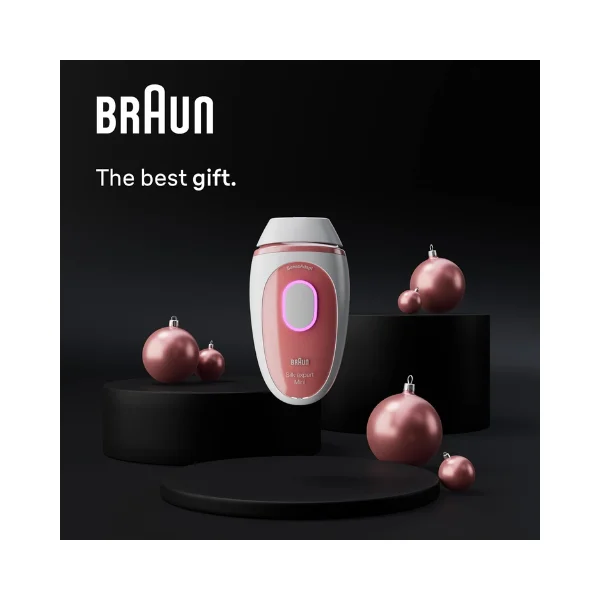 Braun Silk·expert Mini PL1014 IPL Hair Removal Device – SensoAdapt Technology, 3 Intensity Levels, 300,000 Flashes, Compact Design