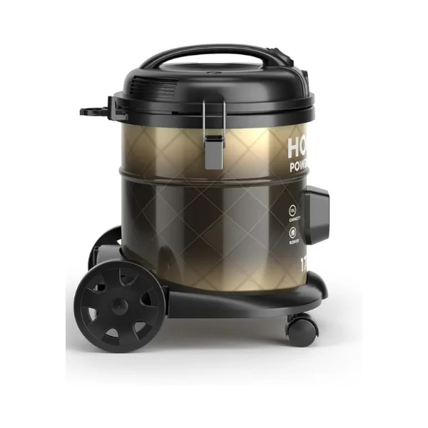 Hoover Power Compact Vacuum Cleaner CDCY-T0XS – 1700W Drum Vacuum with 15L Capacity, Blower Function & Anti-Bacterial Filtration – Gold and Black – Heavy Duty Home Cleaning Appliance - Image 2