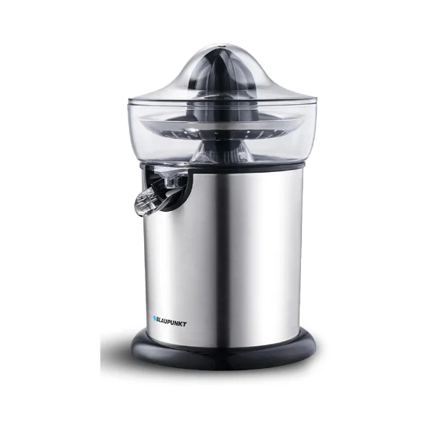 Blaupunkt Citrus Juicer 130W – Stainless Steel Body, Cone & Filter, Drip-Stop Spout, Easy Clean, Compact Design, Dust Cover Lid, Quick Juicing for Oranges & Lemons – PCJ613