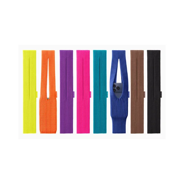 Trendy Phone Pocket Pouch with Stretch Knit Material, Soft Protective Sleeve for All Smartphones and Cameras, Lightweight Pocket Pouch for iPhone Samsung, Ideal for Daily Travel