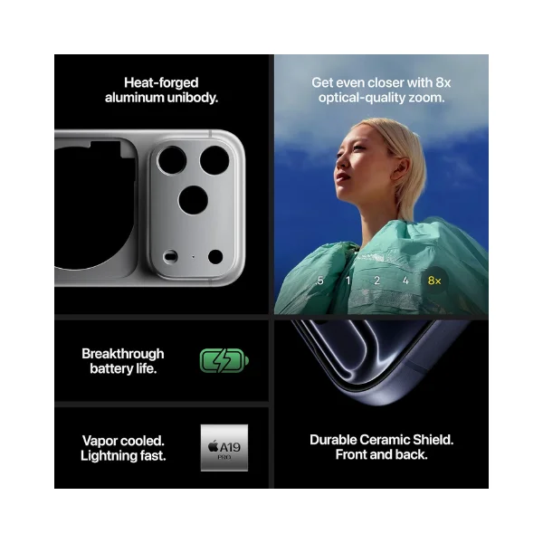 Apple iPhone 17 Pro Max: 6.9-inch Display with ProMotion, A19 Pro Chip, Best Battery Life in Any iPhone Ever, Pro Fusion Camera System, Center Stage Front Camera; Cosmic Orange - Image 5