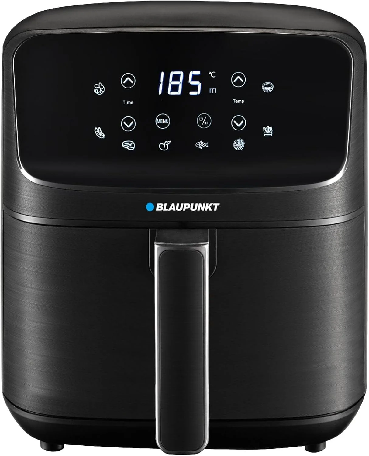 Blaupunkt Digital Airfryer 4.4L 1500W Appliance Featuring LED Display | Eight Preset Menus Rapid Circulation Technology | Cool Touch Housing Handle | Double Protection Home Kitchen Cooking