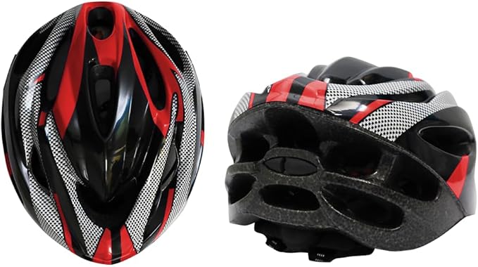 Endless EL1049 Safety Helmet for Cycling, Skating & Outdoor Sports | Impact Resistant | Comfortable Inner Padding | Red